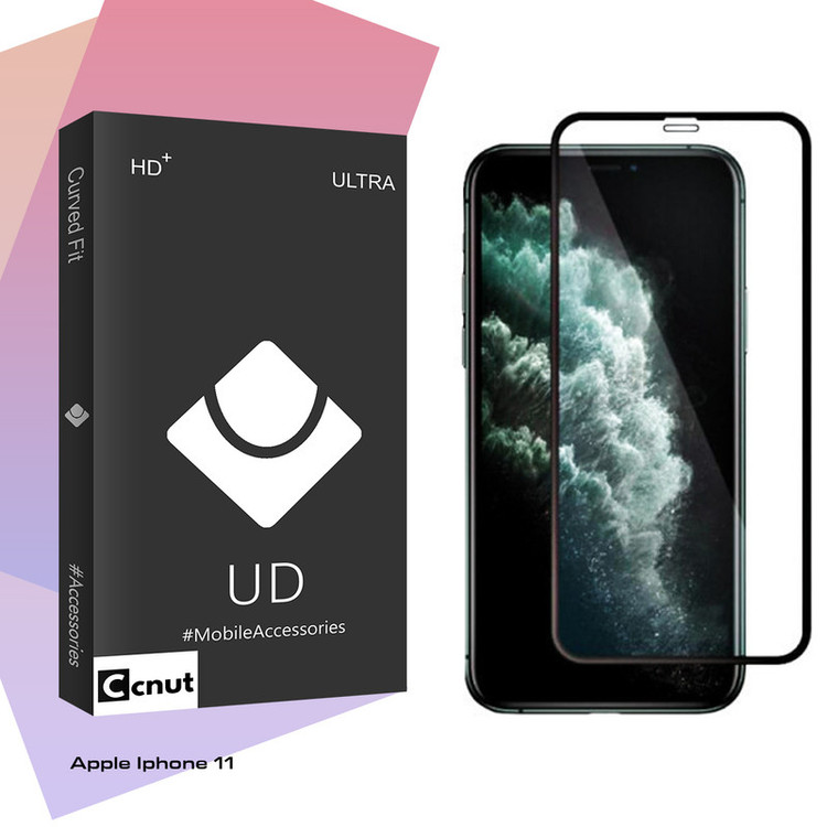 محافظ صفحه نمایش کوکونات مدل UD Black مناسب برای گوشی موبایل اپل Iphone 11
