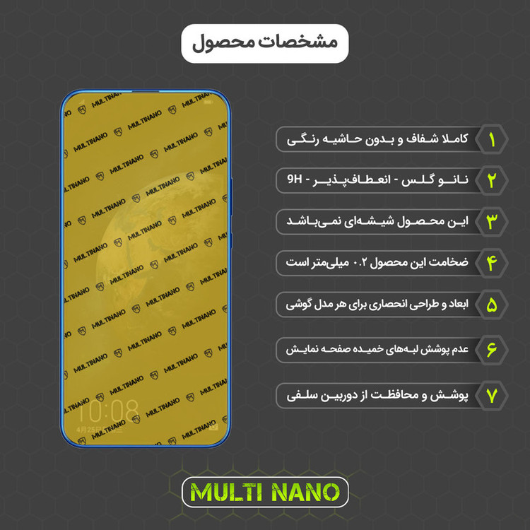 محافظ صفحه نمایش مولتی نانو مدل X-SFC مناسب برای گوشی موبایل آنر Magic 2 به همراه برچسب پوششی