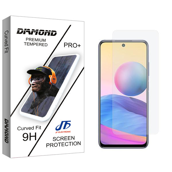 محافظ صفحه نمایش جی اف مدل Diamond مناسب برای گوشی موبایل شیائومی Redmi Note 10 4G
