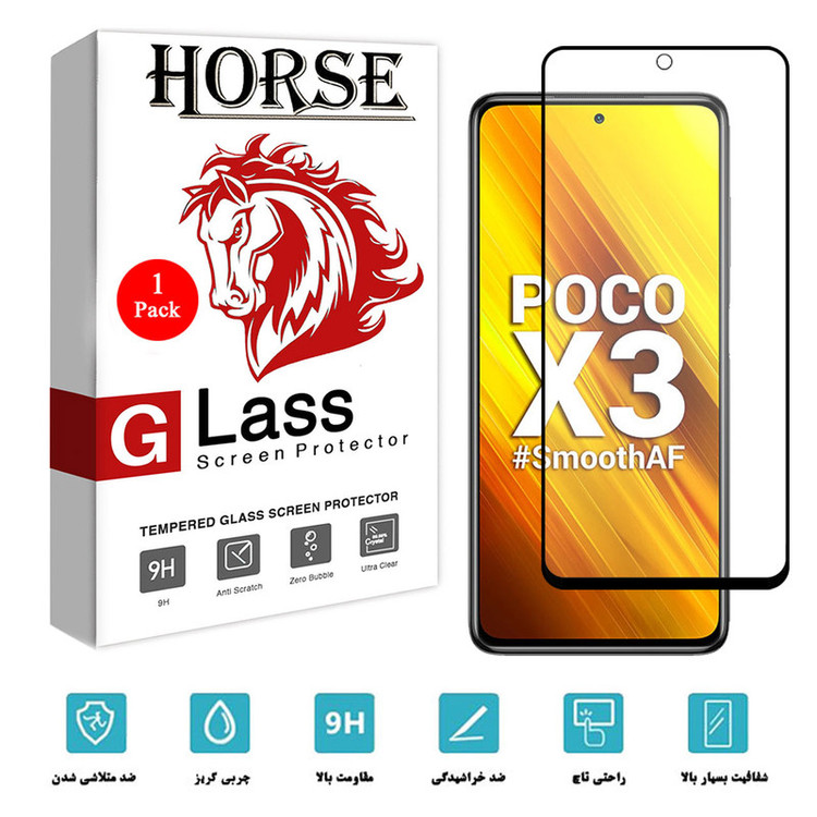 محافظ صفحه نمایش سرامیکی هورس مدل CMA-H مناسب برای گوشی موبایل شیائومی Poco X3