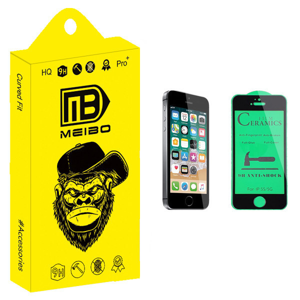 محافظ صفحه نمایش سرامیکی میبو مدل +HD مناسب برای گوشی موبایل اپل iPhone SE 2016