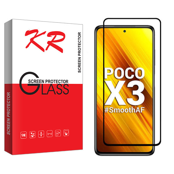 محافظ صفحه نمایش سرامیکی کی آر مدل +HD مناسب برای گوشی موبایل شیائومی Poco X3