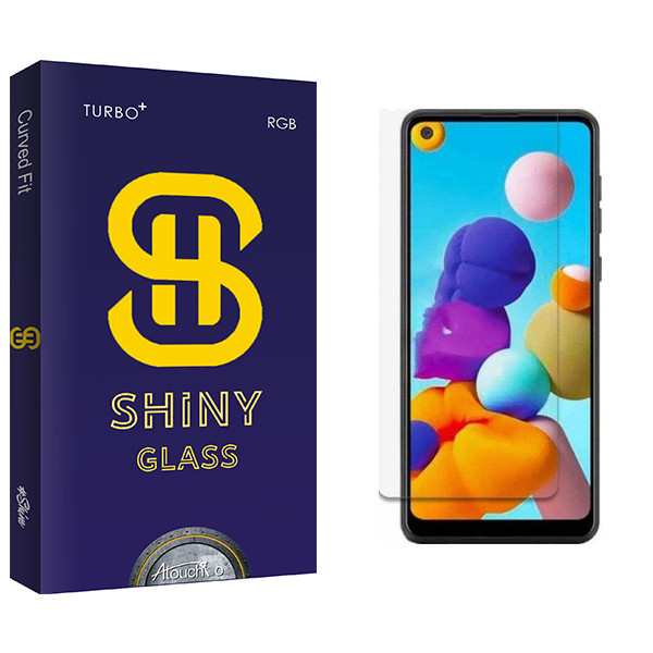محافظ صحفه نمایش آتوچبو مدل Shiny Glass مناسب برای گوشی موبایل سامسونگ Galaxy A21/ A51/ A71