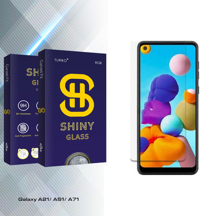 محافظ صحفه نمایش آتوچبو مدل Shiny Glass مناسب برای گوشی موبایل سامسونگ Galaxy A21/ A51/ A71