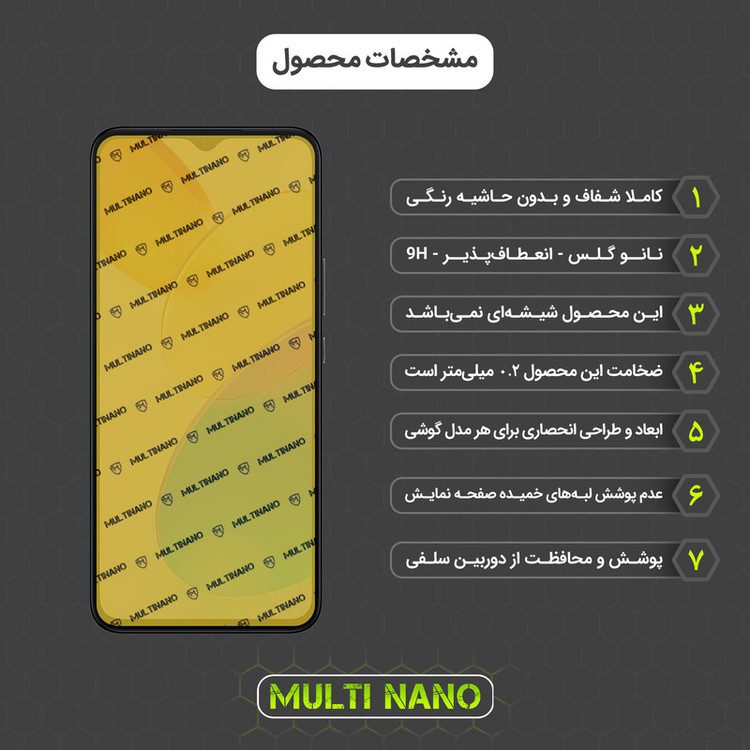 محافظ صفحه نمایش مولتی نانو مدل X-SFT مناسب برای گوشی موبایل آنر X5 به همراه محافظ پشت