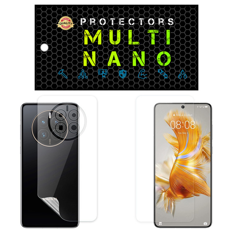 محافظ صفحه نمایش مولتی نانو مدل X-SFT مناسب برای گوشی موبایل هوآوی Mate 50E به همراه محافظ پشت