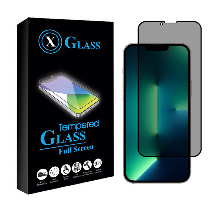 محافظ صفحه نمایش ایکس گلس مدل فول مناسب برای گوشی موبایل اپل IPHONE 13