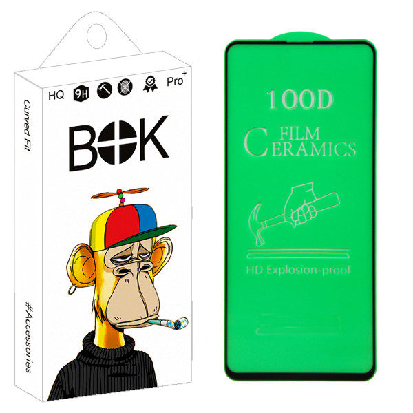 محافظ صفحه نمایش سرامیکی بوک مدل +HD مناسب برای گوشی موبایل سامسونگ Galaxy M31s