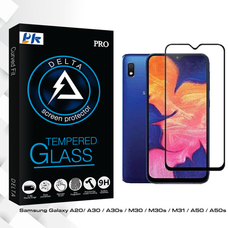 محافظ صفحه نمایش سرامیکی پی کی مدل Delta Glass مناسب برای گوشی موبایل سامسونگ Galaxy A20/ A30 / A30s / M30 / M30s / M31 / A50 / A50s