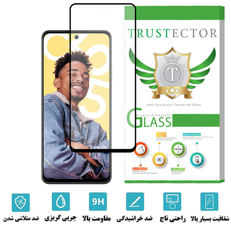 محافظ صفحه نمایش سرامیکی مات تراستکتور مدل MCERAMT مناسب برای گوشی موبایل ریلمی C55