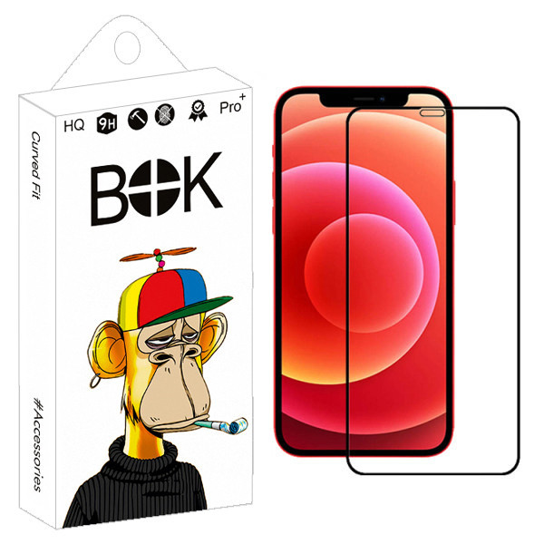 محافظ صفحه نمایش بوک مدل +HD مناسب برای گوشی موبایل اپل Iphone 12