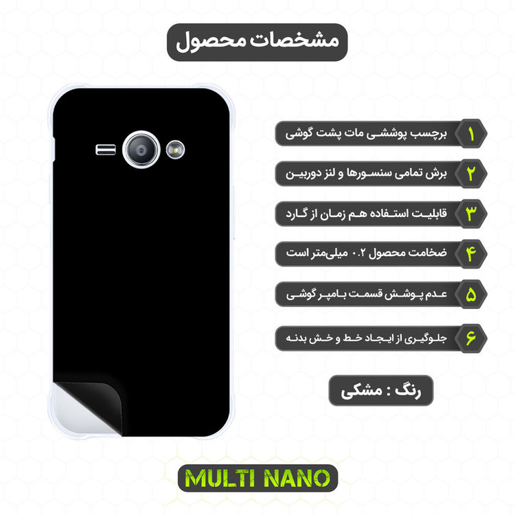 برچسب پوششی مولتی نانو مدل X-F1M مناسب برای گوشی موبایل سامسونگ Galaxy J1 Ace