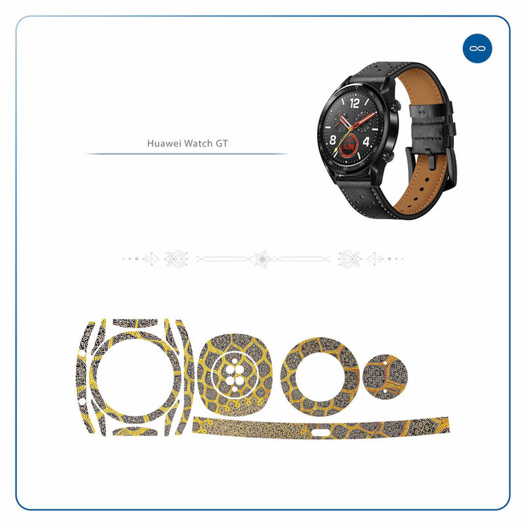 برچسب ماهوت طرح Iran-Tile2 مناسب برای ساعت هوشمند هوآوی Watch GT
