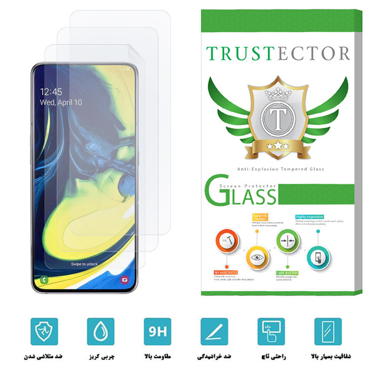 محافظ صفحه نمایش تراستکتور مدل GNF مناسب برای گوشی موبایل سامسونگ Galaxy A80 بسته 3 عددی