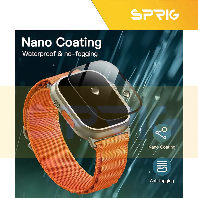 محافظ صفحه نمایش شیشهای اسپریگ مدل SH-FULL مناسب برای ساعت هوشمند ویرفیت HK8 pro max / HK9 ultra 2 / T900 Ultra بسته سه عددی