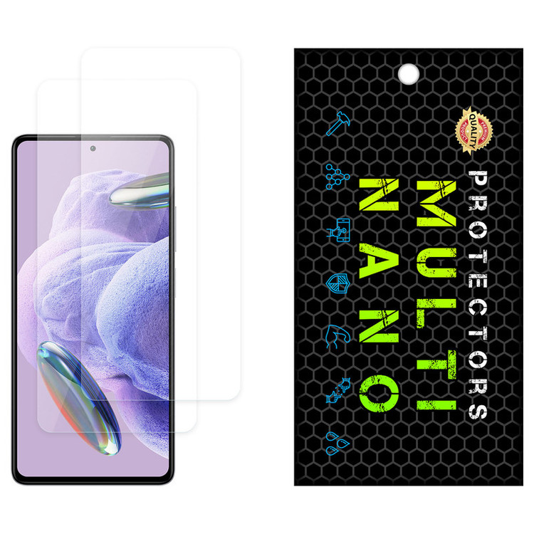 محافظ صفحه نمایش مولتی نانو مدل X-S2N مناسب برای گوشی موبایل شیائومی Redmi Note 12 Explorer بسته دو عددی