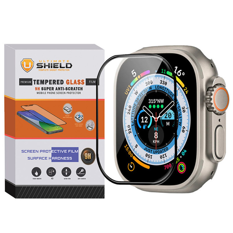 محافظ صفحه نمایش شیشهای آلتیمیت شیلد مدل SH-FULL-UL مناسب برای ساعت هوشمند ویرفیت N8 Ultra Plus