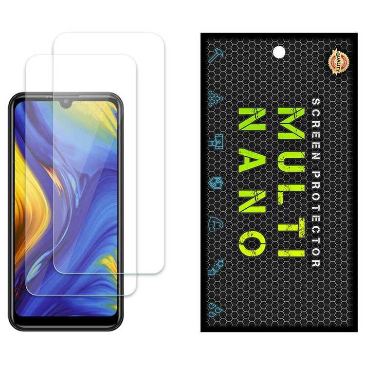 محافظ صفحه نمایش مولتی نانو مدل X-S2N مناسب برای گوشی موبایل جی پلاس Q10 بسته دو عددی