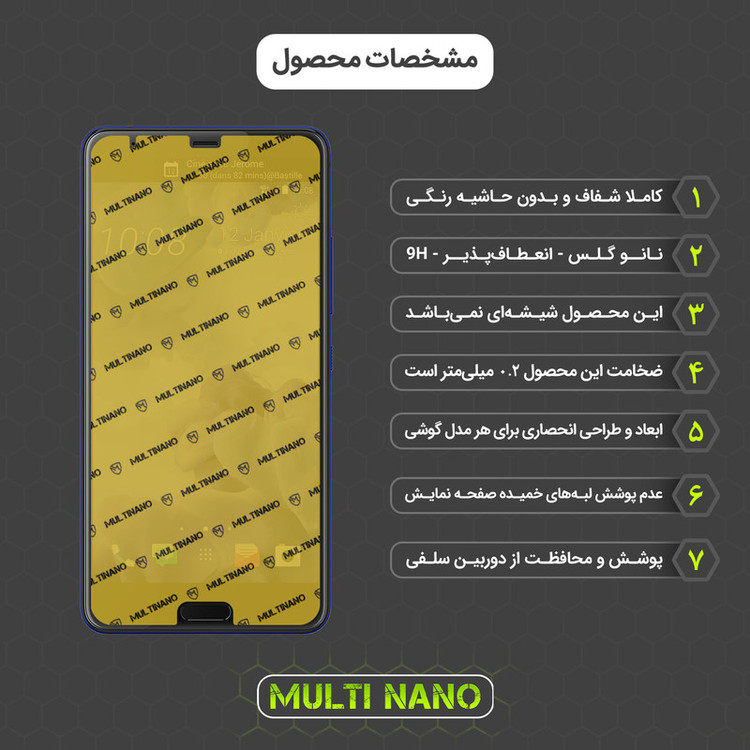 محافظ صفحه نمایش مولتی نانو مدل X-SFC مناسب برای گوشی موبایل اچ تی سی U Ultra به همراه برچسب پوششی