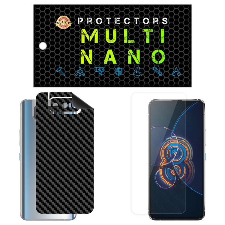 محافظ صفحه نمایش مولتی نانو مدل X-SFC مناسب برای گوشی موبایل ایسوس Zenfone 8 Flip / ZS672KS به همراه برچسب پوششی