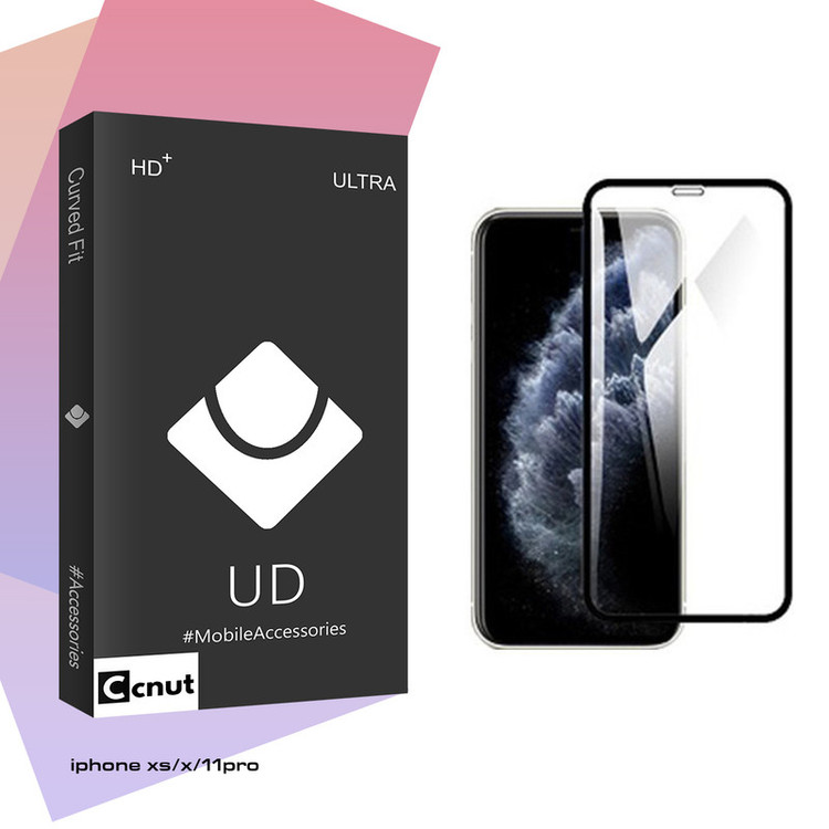 محافظ صفحه نمایش کوکونات مدل UD Black مناسب برای گوشی موبایل اپل iPhone xs
