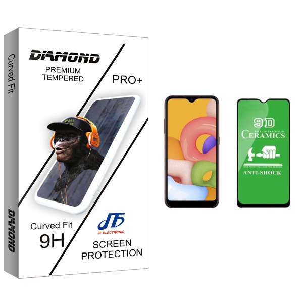 محافظ صفحه نمایش جی اف مدل Diamond glass مناسب برای گوشی موبایل سامسونگ Galaxy A21s