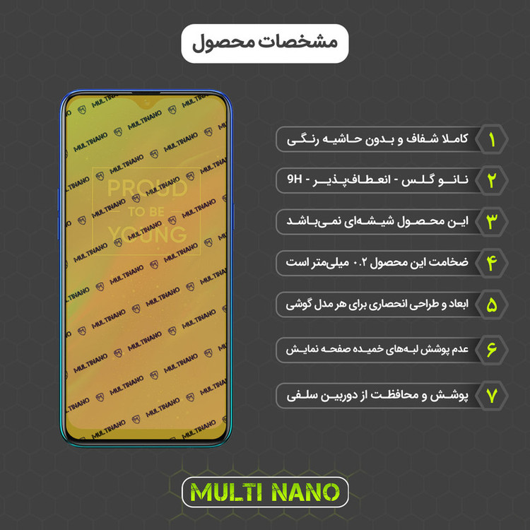محافظ صفحه نمایش مولتی نانو مدل X-SFC مناسب برای گوشی موبایل ریلمی 3 به همراه برچسب پوششی