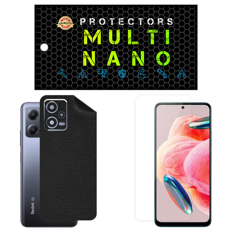 محافظ صفحه نمایش مولتی نانو مدل X-SFL مناسب برای گوشی موبایل شیائومی Redmi Note 12 به همراه برچسب پوششی