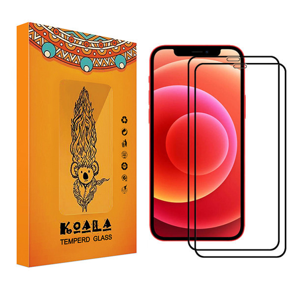 محافظ صفحه نمایش سرامیکی کوآلا مدل Fade مناسب برای گوشی موبایل اپل Iphone 12Pro بسته دو عددی