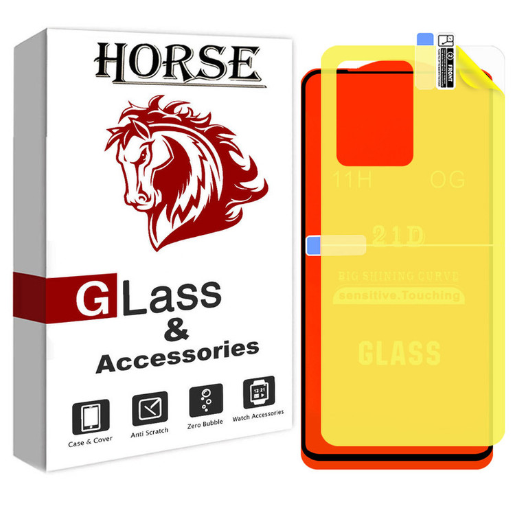 محافظ صفحه نمایش هورس مدل 2FN مناسب برای گوشی موبایل شیائومی Redmi Note 12 Pro Plus به همراه محافظ پشت گوشی