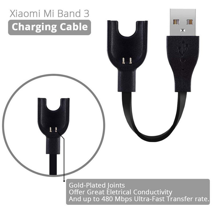 کابل شارژر آیکاتل مدل MI-B03 مناسب برای مچ بند هوشمند شیائومی MI Band 3