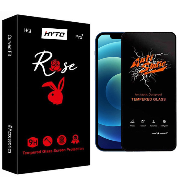 محافظ صفحه نمایش هیتو مدل Rose Antistatic مناسب برای گوشی موبایل اپل iPhone 12 / 12 Pro