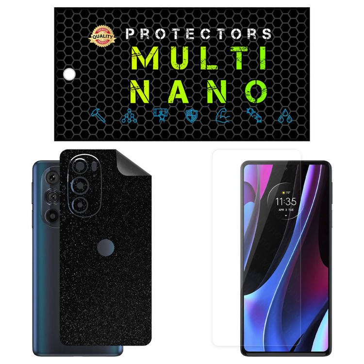 محافظ صفحه نمایش مولتی نانو مدل X-SFG مناسب برای گوشی موبایل موتورولا Edge Plus 5G UW به همراه برچسب پوششی