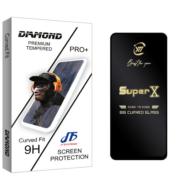 محافظ صفحه نمایش جی اف مدل Diamond SuperX مناسب برای گوشی موبایل سامسونگ Galaxy M52 5G