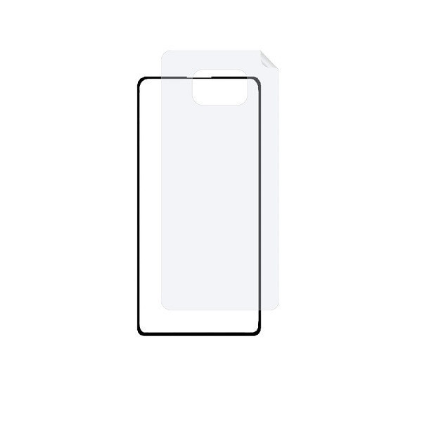 محافظ صفحه نمایش گودزیلا مدل FUL مناسب برای گوشی موبایل شیائومی POCO X3 به همراه محافظ پشت گوشی