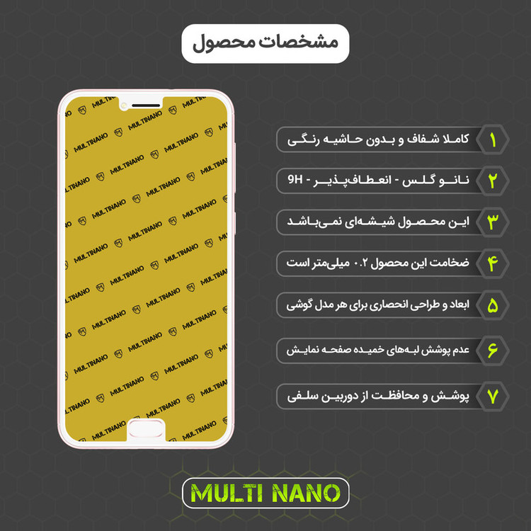 محافظ صفحه نمایش مولتی نانو مدل X-S2N مناسب برای گوشی موبایل ایسوس Zenfone 4 Selfie / ZD553KL بسته دو عددی