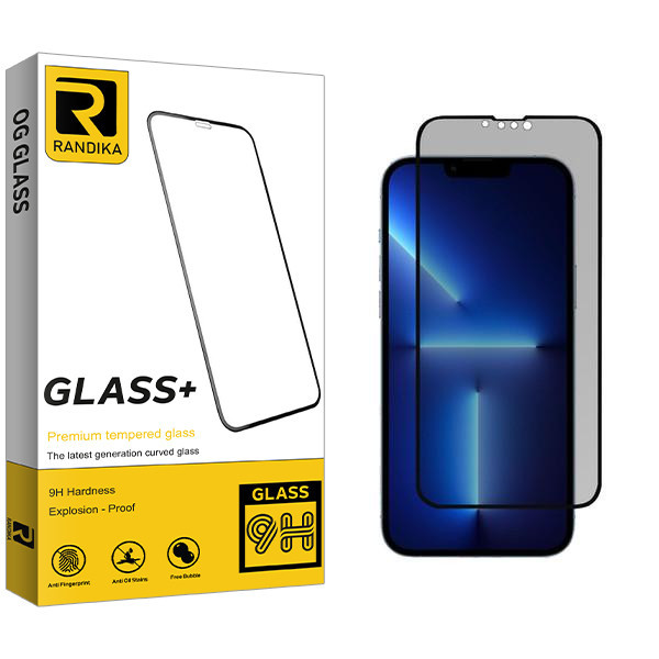 محافظ صفحه نمایش حریم شخصی راندیکا مدل RK مناسب برای گوشی موبایل اپل iPhone 13