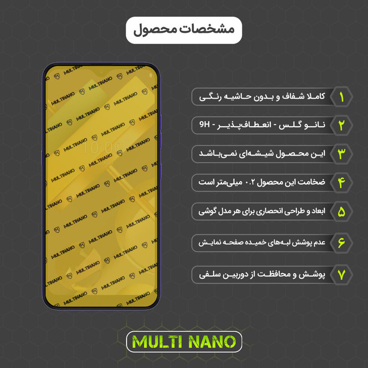 محافظ صفحه نمایش مولتی نانو مدل X-SFM مناسب برای گوشی موبایل ال جی K22 به همراه برچسب پوششی