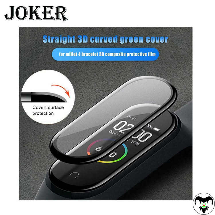 محافظ صفحه نمایش نانو جوکر مدل NJK مناسب برای ساعت هوشمند شیائومی Mi Band 4 بسته سه عددی