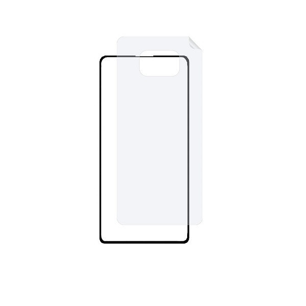 محافظ صفحه نمایش مای سیحان مدل 2FN مناسب برای گوشی موبایل شیائومی Poco X3 Pro به همراه محافظ پشت گوشی