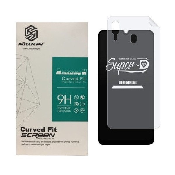 محافظ صفحه نمایش مدل 2SN-ass مناسب برای گوشی موبایل Galaxy A20 به همراه محافظ پشت گوشی