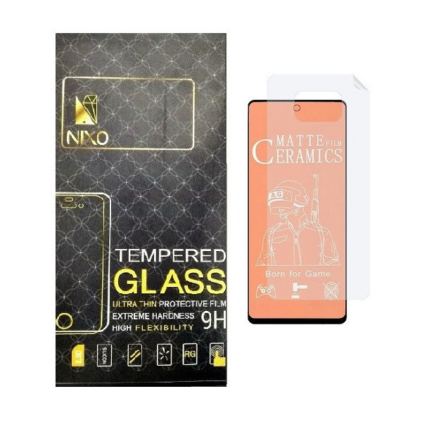 محافظ صفحه نمایش مات نیکسو مدل 2CMN مناسب برای گوشی موبایل شیائومی Poco X3 Pro به همراه محافظ پشت گوشی