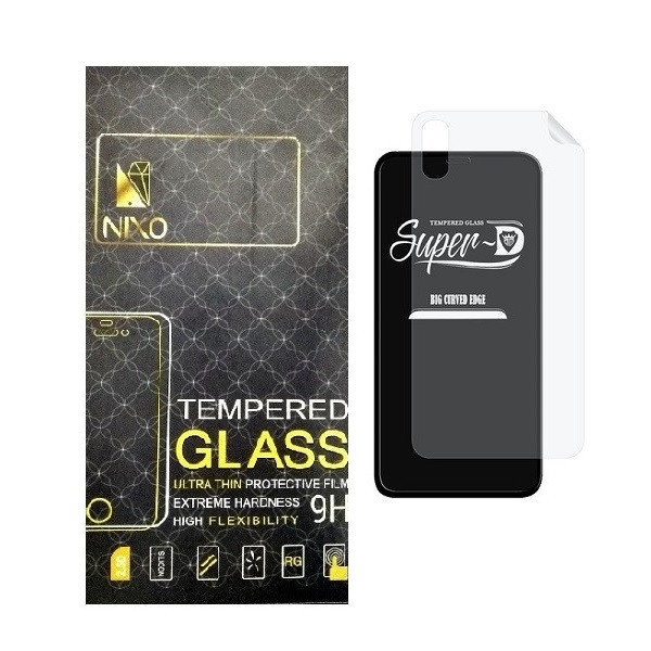 محافظ صفحه نمایش نیکسو مدل 2SN- مناسب برای گوشی موبایل اپل iPhone X به همراه محافظ پشت گوشی