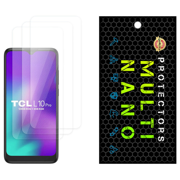 محافظ صفحه نمایش مولتی نانو مدل X-S3N مناسب برای گوشی موبایل تی سی ال L10 Pro بسته سه عددی