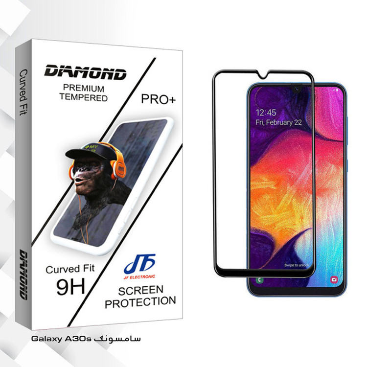محافظ صفحه نمایش جی اف مدل Diamond glass مناسب برای گوشی موبایل سامسونگ Galaxy A30s