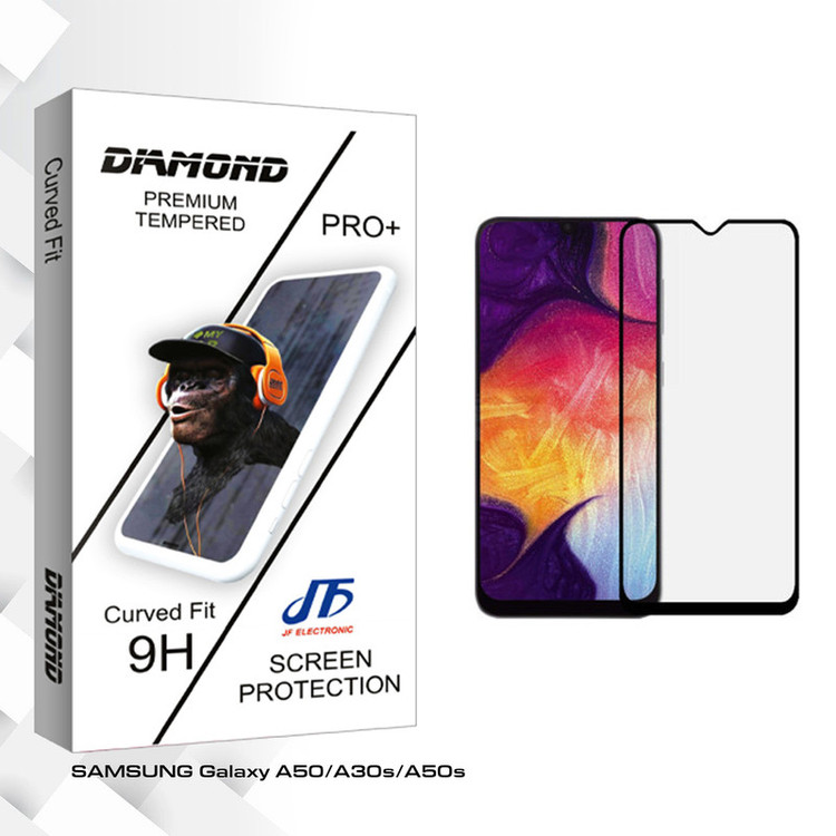 محافظ صفحه نمایش جی اف مدل Diamond glass مناسب برای گوشی موبایل سامسونگ Galaxy A50/A30s/A50s