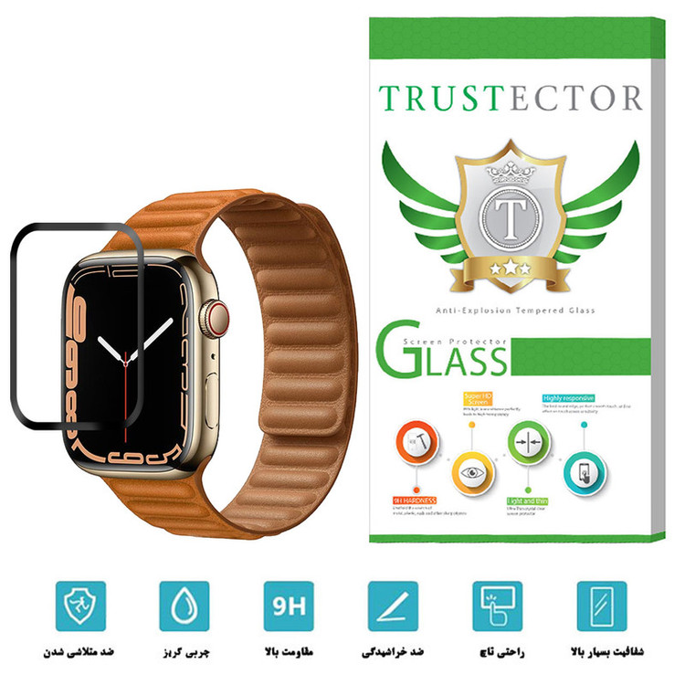 محافظ صفحه نمایش تراستکتور مدل PMMA-T مناسب برای ساعت هوشمند اپل Watch Series 7 45mm