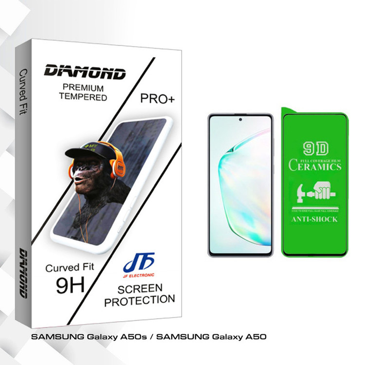 محافظ صفحه نمایش سرامیکی جی اف مدل Diamond glass مناسب برای گوشی موبایل سامسونگ Galaxy A50s / A50