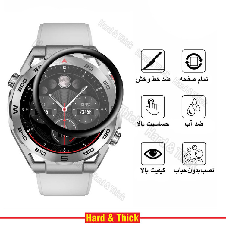 محافظ صفحه نمایش نانو هارد اند تیک مدل Pmma-HT مناسب برای ساعت هوشمند هایلو R8 بسته سه عددی
