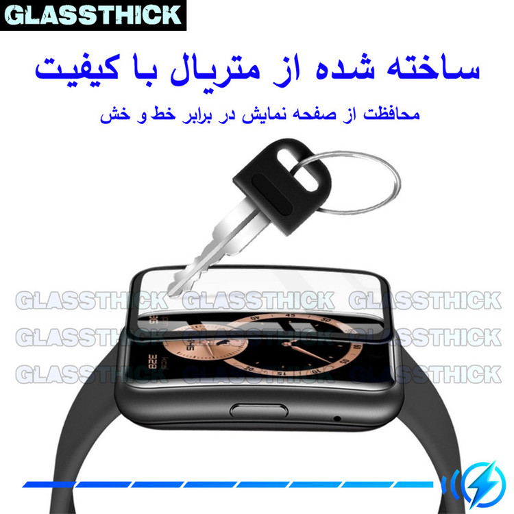 محافظ صفحه نمایش نانو گلستیک مدل Pmma-GL مناسب برای ساعت هوشمند کیسلکت KS2